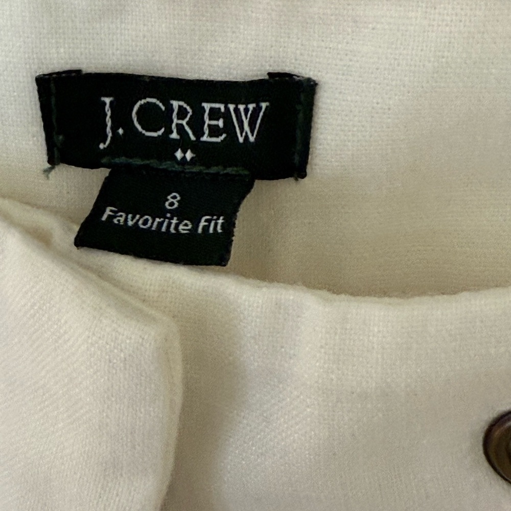 J. Crew Factory White Wide-Leg Trousers - Picture 13 of 13